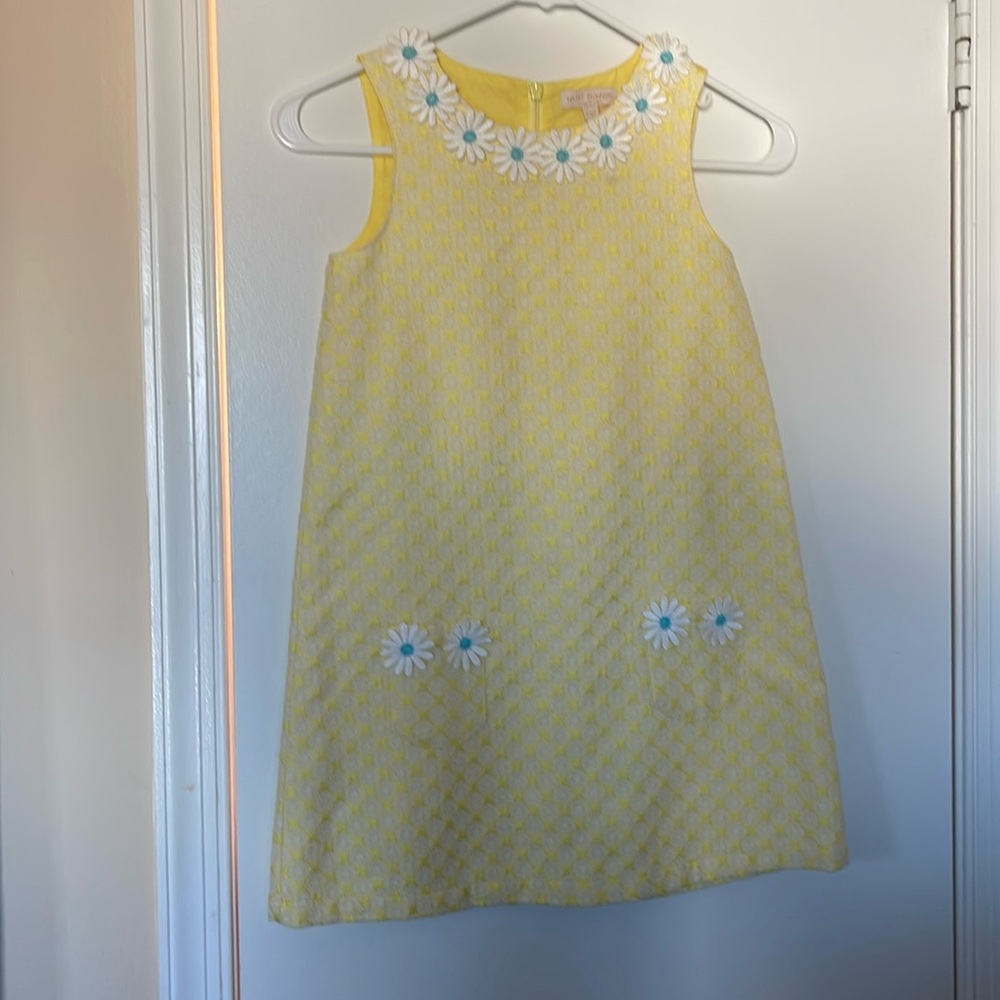 Yellow dress with flowers